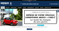 Desktop Screenshot of espaceauto.fr